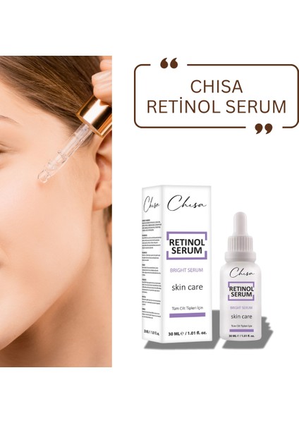 Retinol Serum Onarıcı ve Besleyici 30 ml (1% Retinol ve Hyaluronic Acid)