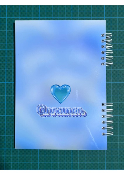 Cinnamoroll 3D Efektli 50 Sayfa Defter Bonus Stickerlı