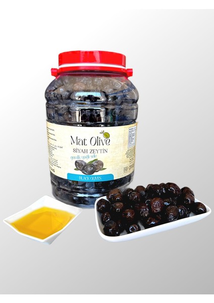 Matolive Siyah Yağlı Sele Zeytin2 kg