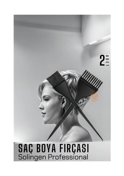 Saç Boya Fırçası 2 Li Set Solingen Professional