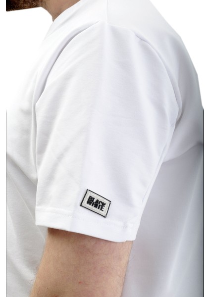 Büyük Beden Erkek T-Shirt Basic Likralı Bisiklet Yaka Tişört Thıs Is Me U24076 Beyaz indirimleri