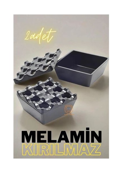 Melamin Küllük 9 Gözlü 2 Adet