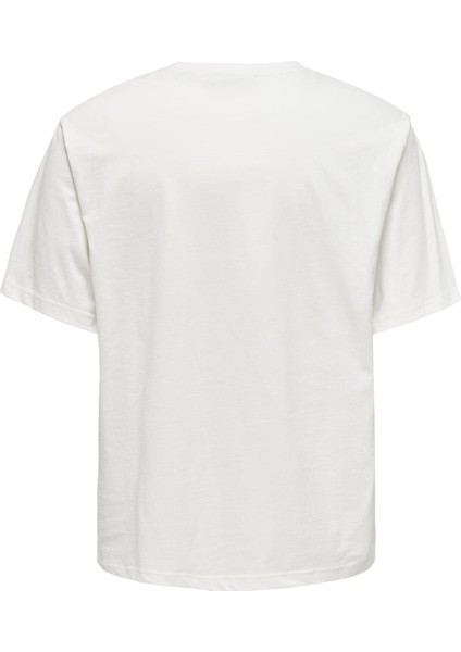 Düz Yaka Baskılı Beyaz Erkek T-Shirt Onscurated Rlx Prınt Ss Tee Noos fiyatları