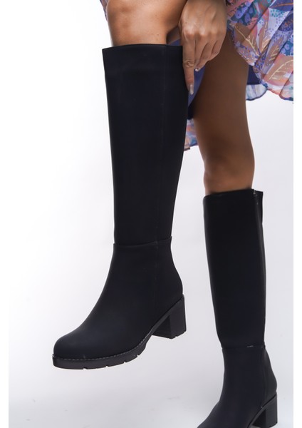 Hioverra Kadın Topuklu Çizme 0012745 indirimleri