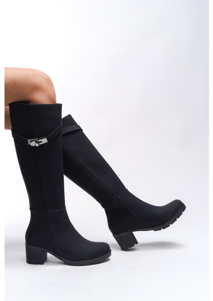 Jacmylla Kadın Kilit Detaylı Çizme 0012777