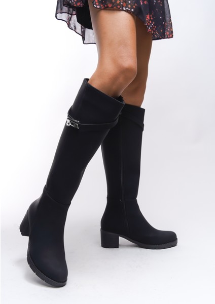 Jacmylla Kadın Kilit Detaylı Çizme 0012777 fırsatları