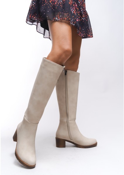 Hioverra Kadın Topuklu Çizme 0012745 fırsatları