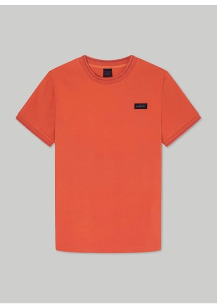 Bisiklet Yaka Turuncu Erkek T-Shirt HM500782 indirimleri