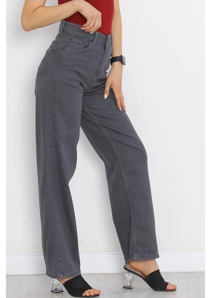 SBN Kadın Palazzo Kot Pantolon Füme indirimleri