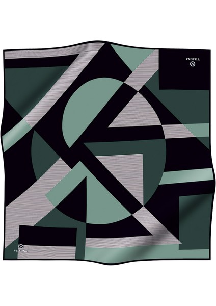 Twill Ipek Eşarp Siyah / Mint Yeşili fiyatları