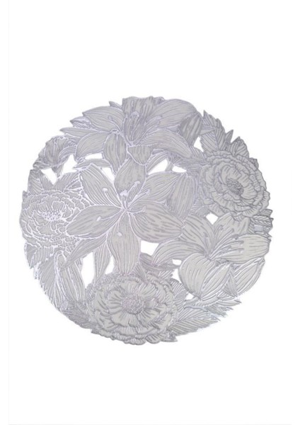 Acar 6’lı Amerikan Servisi Supla Yuvarlak Gümüş 38 cm – ACR-283 C320.033 indirimleri