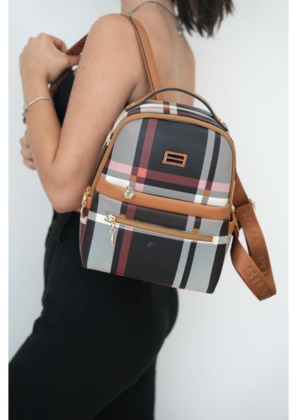 Silver Polo Siyah - A.taba NV1061 Kadın Sırt Çantası