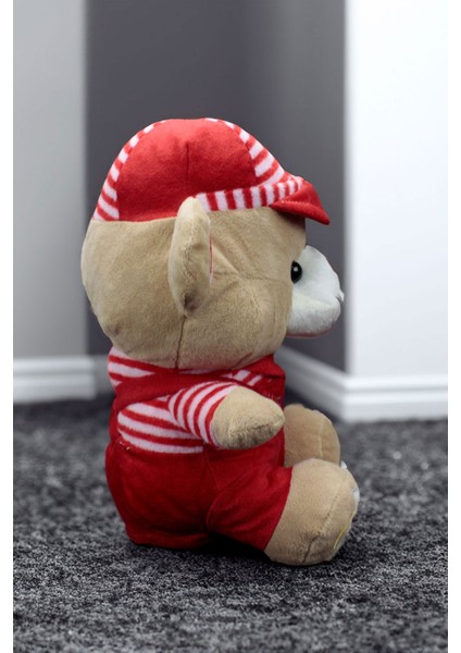 Hugs Baby Kırmızı Elbiseli Peluş Ayıcık 48CM