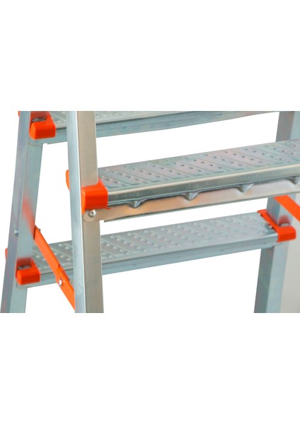 Metal Aktif Gaz Altı Kaynaklı 2+2 Profil Merdiven - Güvenli ve Dayanıklı Ev ve Iş Kullanımına Uygun modelleri