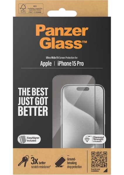 Apple iPhone 15 Pro Uwf Wa Şeffaf Cam Ekran Koruyucu modelleri