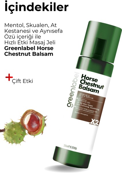 Horse Chestnut Balsam - At Kestanesi Ekstraktlı Rahatlatıcı Balsam 200 Ml.
