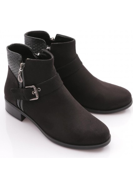 2886-2027 Kadin Fermuarli Kemer Detayli Kisa Topuklu Bilek Bot fiyatları