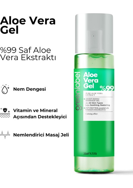 Aloe Vera Gel - Aloe Vera Jel Nemlendirici Ve Yatıştırıcı 200 Ml. fiyatları