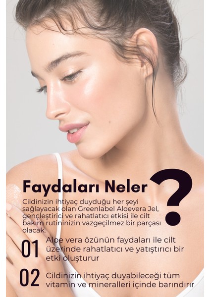 Aloe Vera Gel - Aloe Vera Jel Nemlendirici Ve Yatıştırıcı 200 Ml. indirimleri