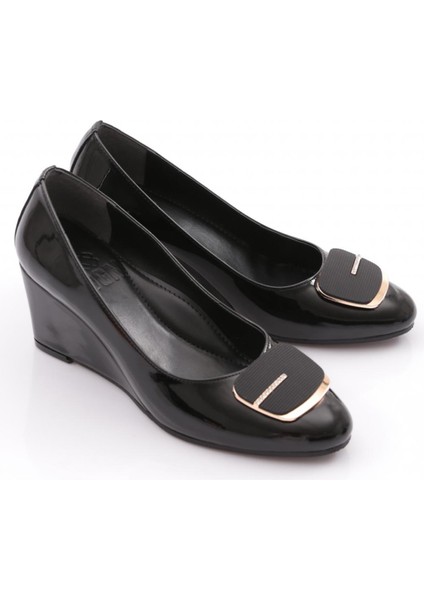 25326 Kadin Silver Taşli Tokali Dolgu Taban Ayakkabi fiyatları