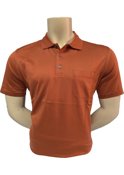 Erkek T-Shirt Kısa Kol Polo Yaka Basıc