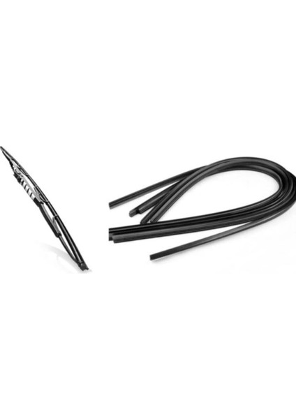 Her Sileceğe Uygun Oto Cam Silecek Lastiği 60 CM(600MM) 2 Adet + Yağmur Kaydırıcı Film 2 Adet indirimleri