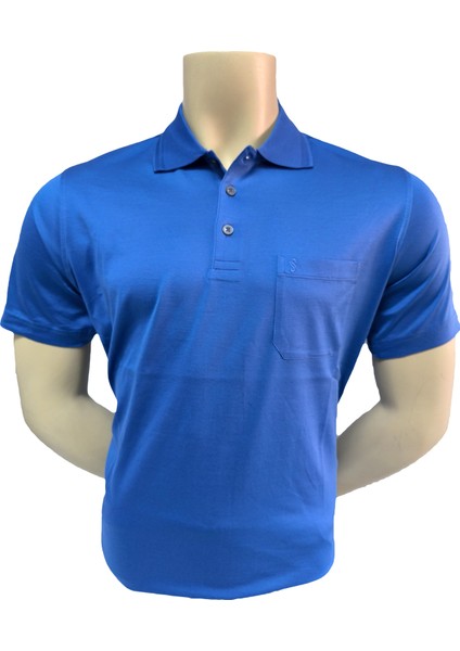 Erkek T-Shirt Kısa Kol Polo Yaka Basıc