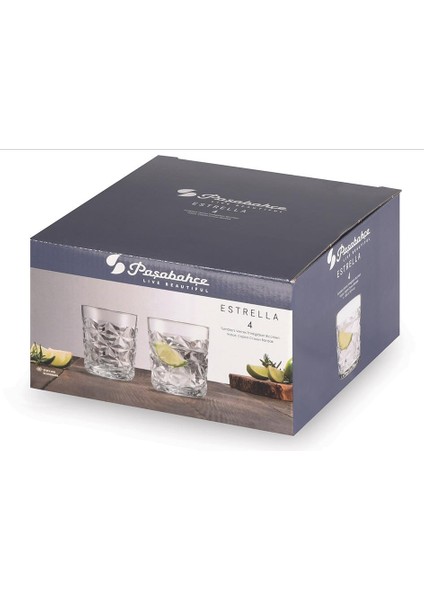 520542 Estrella 4'lü Su Bardağı 305CC fırsatları