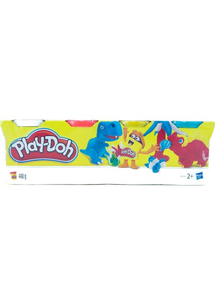 Kırtasiye Oyun Hamuru 4 Lü Paket Play-Doh Anaokulu Ilkokula Kolay Şekil Alan Çocuk Dostu Rengarenk