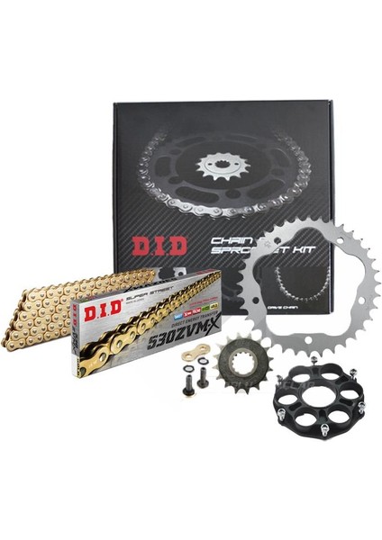 Dıd Ducati Multistrada 1200 Pikes Peak Zincir Dişli Seti (2012-2017) Zvmx Zincir (Gold Renk)