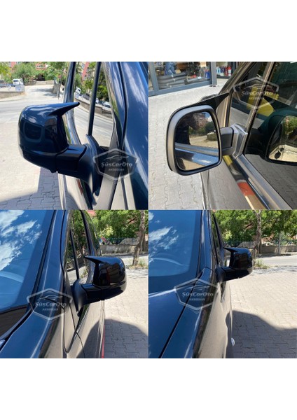 Opel Vivaro 2021 Sonrası Uyumlu Batman Yarasa Ayna Kapağı Piano Black Abs Plastik Sağ Sol Takım fiyatları