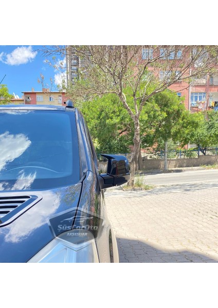 Opel Vivaro 2021 Sonrası Uyumlu Batman Yarasa Ayna Kapağı Piano Black Abs Plastik Sağ Sol Takım indirimleri