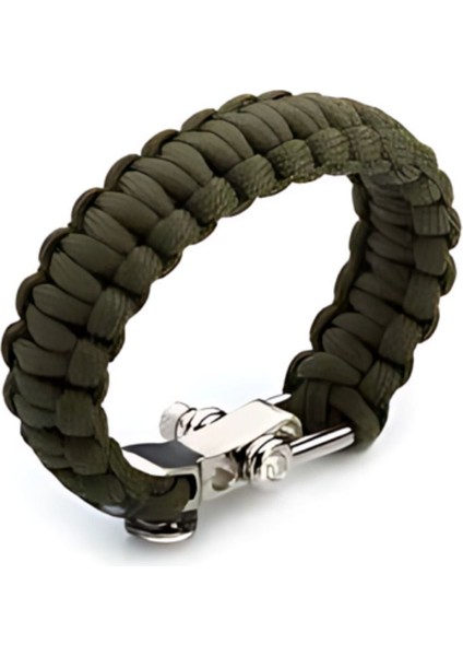 Paracord Paraşüt Ipi Outdoor Bileklik 3 Kademeli U Klips fiyatları