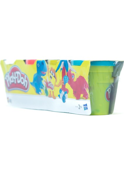 Ottoland Kırtasiye Oyun Hamuru 4 Lü Paket Play-Doh Anaokulu Ilkokula Kolay Şekil Alan Çocuk Dostu Rengarenk