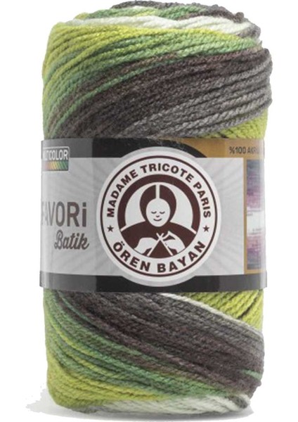 1 Adet Favori Batik El Örgü Ipliği 100 gr 903