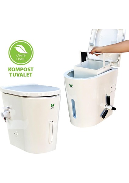 Shuıvan Aty Terra Kompost Karavan Tuvaleti Torflu - 15,5 Litre