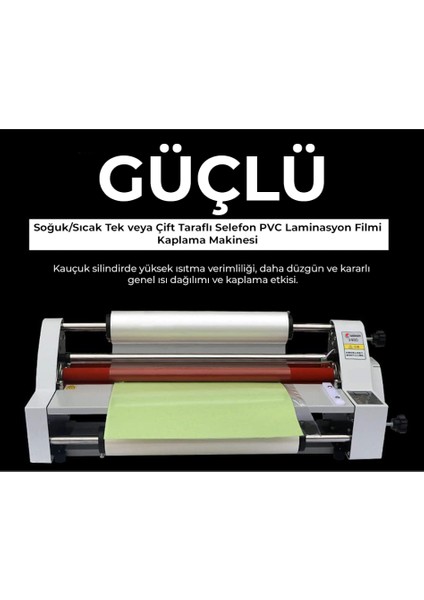 V480 Tam Otomatik Selefon ve Laminasyon Filmi Kaplama Makinesi 45 cm fırsatları