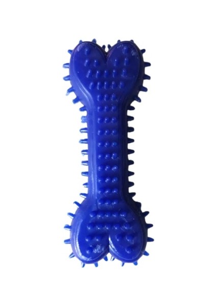 Plastik Dikenli Kaval Kemik 15 cm Mavi