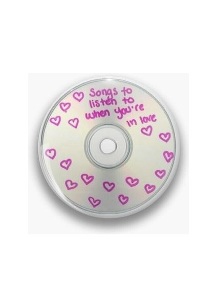 Songs To Listen To When… CD Y2K Grunge Stil 90S 00S Rozet