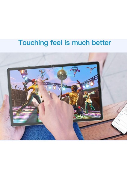 Samsung Galaxy Tab S9 Plus Çizilmeye ve Kırılmaya Dayanıklı Esnek Şeffaf Flexible Nano Ekran Koruyucu X810/X816B/X818 modelleri