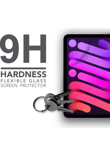 Apple iPad Mini 6 (2021) Çizilmeye ve Kırılmaya Dayanıklı Esnek Şeffaf Flexible Nano Ekran Koruyucu A2567 A2568 A2569