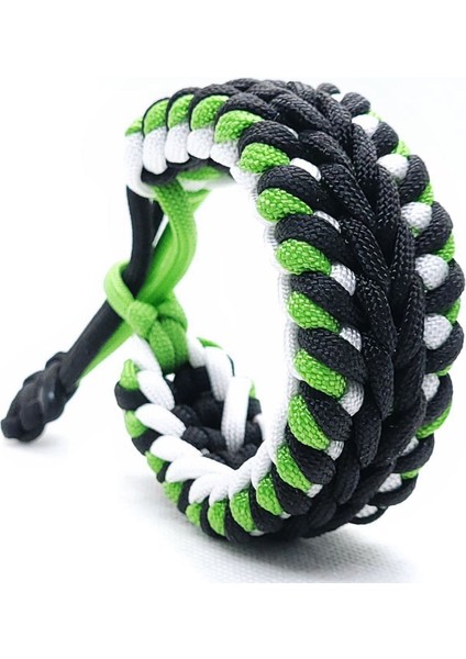 Outdoor Paracord Bileklik Kalın Cuff Bağlamalı Tactical Survival Bileklik