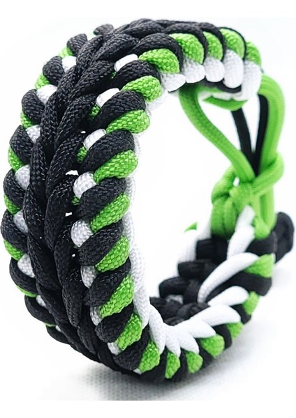 Outdoor Paracord Bileklik Kalın Cuff Bağlamalı Tactical Survival Bileklik