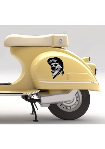 Holigan Hardcore Kurukafa Araba Oto Motosiklet Karavan Sticker 00465 fiyatları