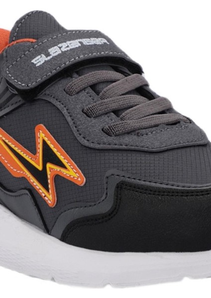 Erkek Çocuk Spor Ayakkabı Kaoru Sneaker Ayakkabı Koyu Gri SA23LF006-230