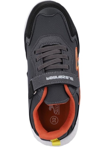 Erkek Çocuk Spor Ayakkabı Kaoru Sneaker Ayakkabı Koyu Gri SA23LF006-230