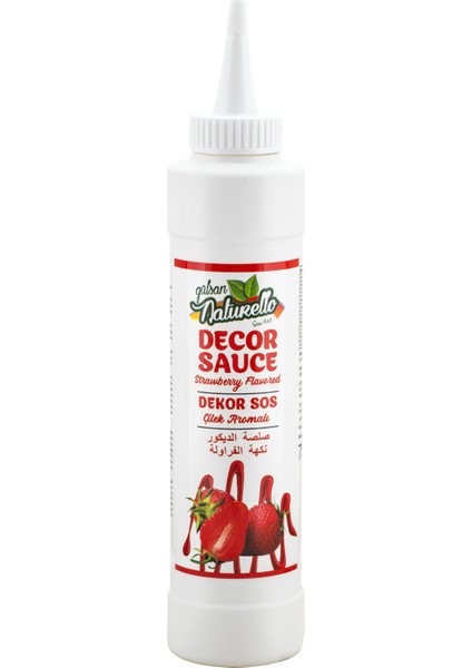 Naturello Çilek Aromalı Dekor Sos 750GR.