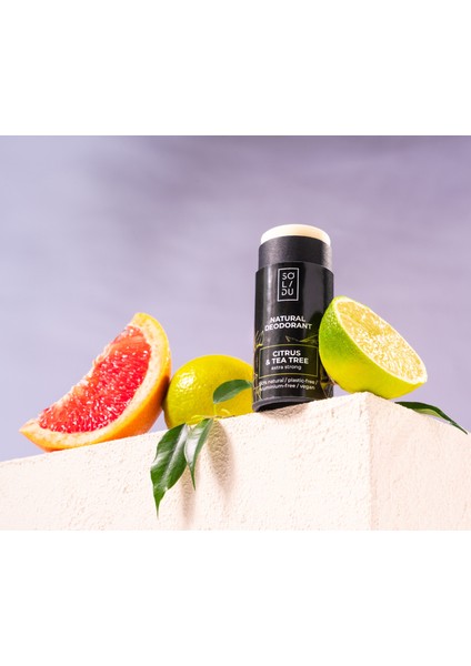 Doğal Deodorant Narenciye & Çay Ağacı - Alüminyum, plastik içermez - Vegan