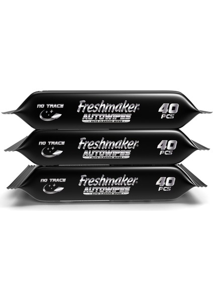 FRESHMAKER AUOTO INTERIOR CLEANING WİPES 40 YAPRAK (12 ADET)