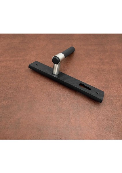 Punch Mat Siyah Inox Lüx Aynalı Yale Çelik Kapı Kolu Sağ Basar Tek Yön modelleri